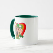 Weimaraner Saint Patricks Mok (Voorkant links)