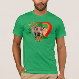 Weimaraner Saint Patricks T-shirt
