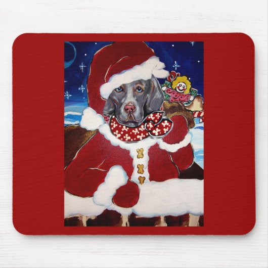 Weimaraner Santa Muismat (Voorkant)