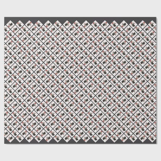 Weimaraner Santa Paws Cadeaupapier (Vlak)