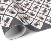 Weimaraner Santa Paws Cadeaupapier (Rol Hoek)