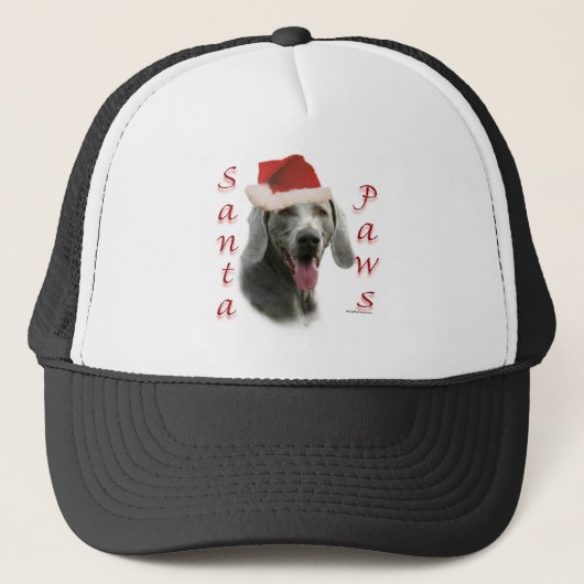 Weimaraner Santa Paws Trucker Pet (Voorkant)