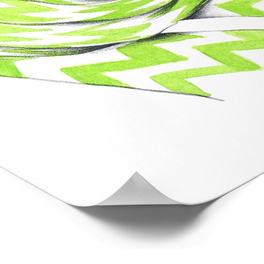 Weimaraner schattige puppy met sjieke Dog-portretk Poster (Hoek)