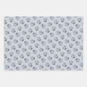 Weimaraner Schilderen Grijs Zilver Originele Hond  Inpakpapier Vel (Voorkant 3)