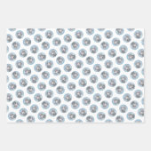 Weimaraner Schilderen Grijs Zilver Originele Hond  Inpakpapier Vel (Voorkant 2)