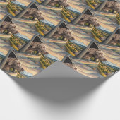 Weimaraner Schitterend Cadeaupapier (Hoek)
