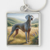 Weimaraner Sleutelhanger (Voorkant)