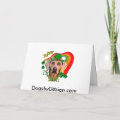Weimaraner St. Patrick's Day Kaart (Achterkant)
