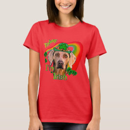 Weimaraner St. Patrick's Day T-shirt