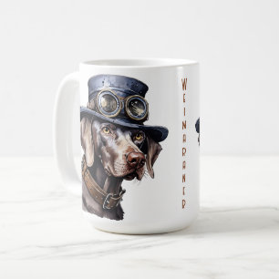 Weimaraner Steampunk Hond Koffiemok
