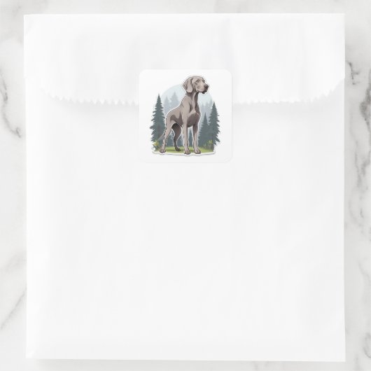 Weimaraner Sticker (Tas)