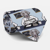 WEIMARANER STROPDAS (Opgerold)