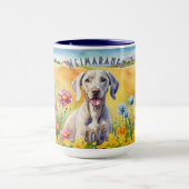 Weimaraner Sunrise Combo Mok (Midden)
