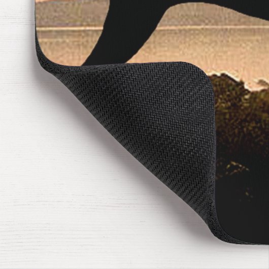 Weimaraner Sunset Muismat (Hoek)