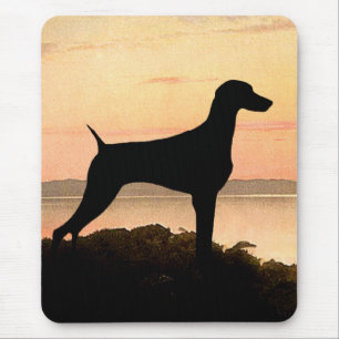 Weimaraner Sunset Muismat