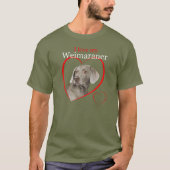 Weimaraner T-Shirt (Voorkant)