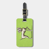 Weimaraner Tennis Pro Bagagelabel (Voorkant verticaal)