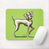 Weimaraner Tennis Pro Muismat (Met muis)