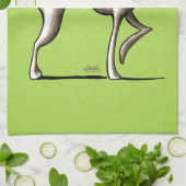 Weimaraner Tennis Pro Theedoek (Gevouwen)