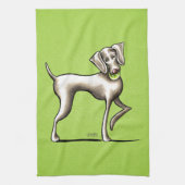 Weimaraner Tennis Pro Theedoek (Verticaal)