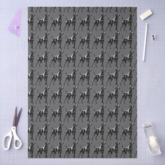 Weimaraner tissuepapier (Craft)