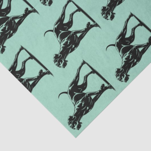 weimaraner  tissuepapier (Detail)