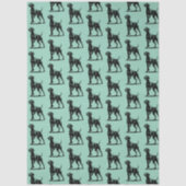 weimaraner  tissuepapier (Voorkant)