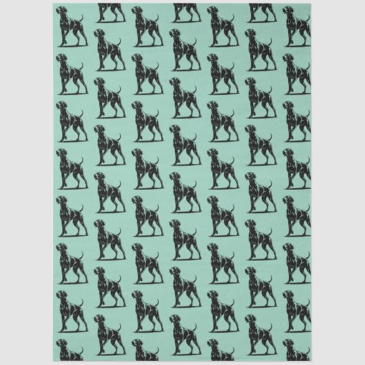 weimaraner  tissuepapier (Voorkant)