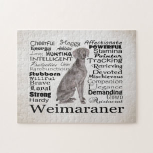 Weimaraner Traits Puzzle Legpuzzel