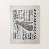 Weimaraner Traits Puzzle Legpuzzel (Verticaal)