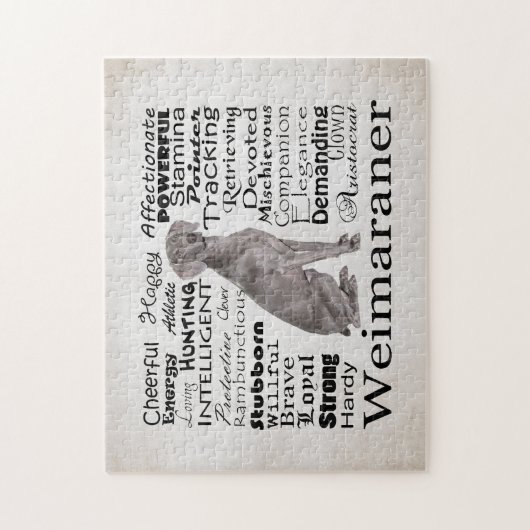Weimaraner Traits Puzzle Legpuzzel (Verticaal)