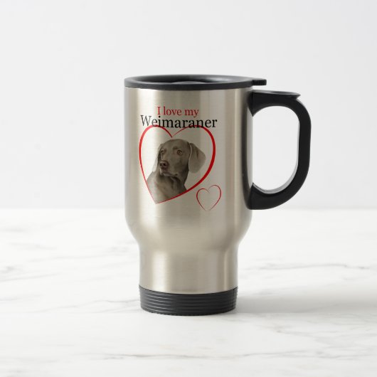 Weimaraner Travel Mug Reisbeker (Rechts)