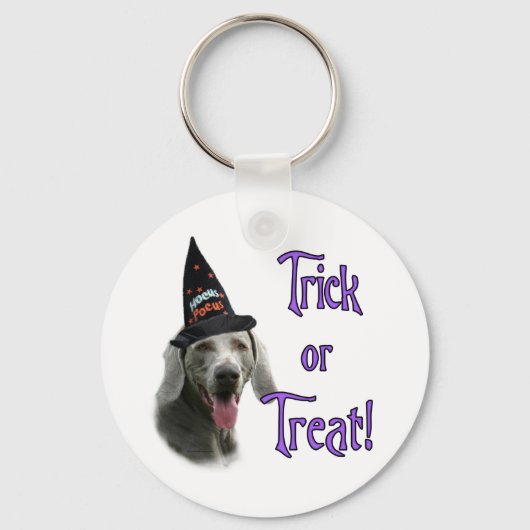 Weimaraner Trick Sleutelhanger (Voorkant)