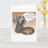 Weimaraner Turkije Kaart (Gele Bloem)