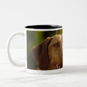 Weimaraner Tweekleurige Koffiemok (Links)