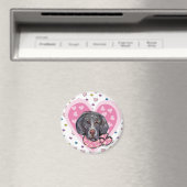 Weimaraner Valentijn Magneet (Insitu (Vaatwasser))
