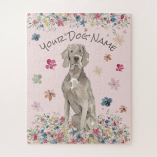 Weimaraner Vorstehhund Grote Hond Legpuzzel