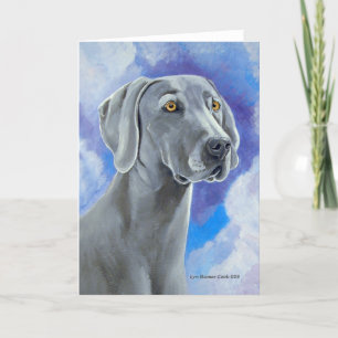 Weimaraner-Wenskaarten Kaart