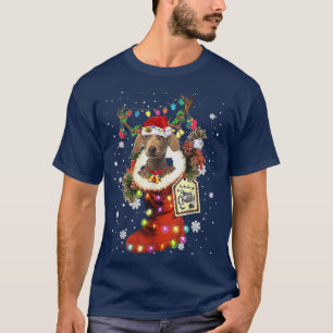 Weimaraner Xmas - Kerstmis: Wintersneeuw T-shirt