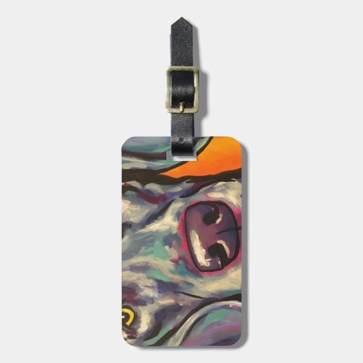 weimarant bagagelabel (Voorkant verticaal)