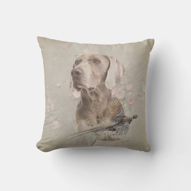 Weimarantaat Poster Acryl Print Button Ke Kussen (Voorkant)