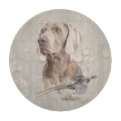 Weimarantaat Poster Acryl Print Button Ke Snijplank (Voorkant)