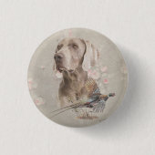 Weimarantaat Poster Acryldruk Ronde Button 3,2 Cm (Voorkant)