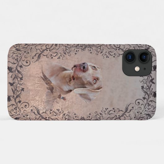 Weimarantaat Poster Canvas Afdruktaplaag Acrylveze Case-Mate iPhone Case (Achterkant (horizontaal))