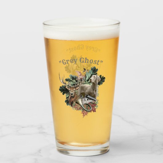 Weimarantaatglas Glas (Voorkant gevuld)