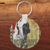 Weimarnatie:  Weimaraner! Sleutelhanger (Voorkant)