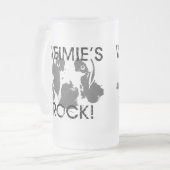 Weimarnatie : Weimies ROCK! Matglas Bierpul (Voorkant links)