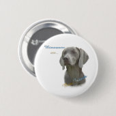 Weimeraner Beste Vriend 2 - Button (Voorkant /achterkant)