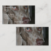 Weimeraner Dog Visitekaartje (Voorkant / Achterkant)
