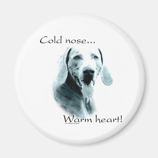 Weimeraner koude neus warm hart - magneet (Voorkant)